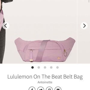 Lululemon on the beat belt bag